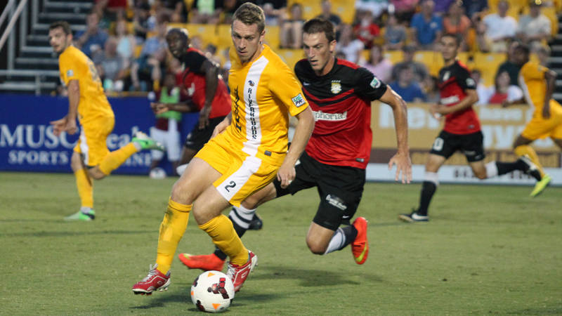 Rob Vincent and the Riverhounds take on the MLS DC United at Highmark Stadium on Wednesday in Lamar Hunt U.S. Open Cup.  