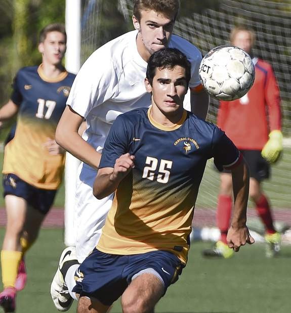Jamison Beiriger and Central Catholic are among the teams that are chasing a WPIAL title.   (Photo courtesy of Pittsburgh Tribune-Review) 