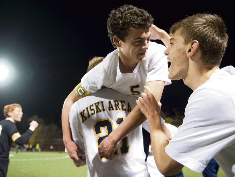The Kiski Area boys are this year's Cinderella -- made their way to the WPIAL semifinals after upsets of North Allegheny and Allderdice.  (Photo courtesy of Pittsburgh Tribune-Review) 