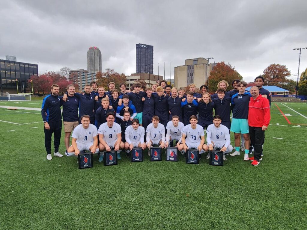 Duquesne men win on senior day; face Davidson in A10 Championship QFs