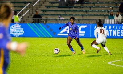 Pitt women's soccer midfielder Deborah Abiodun vs. Florida State