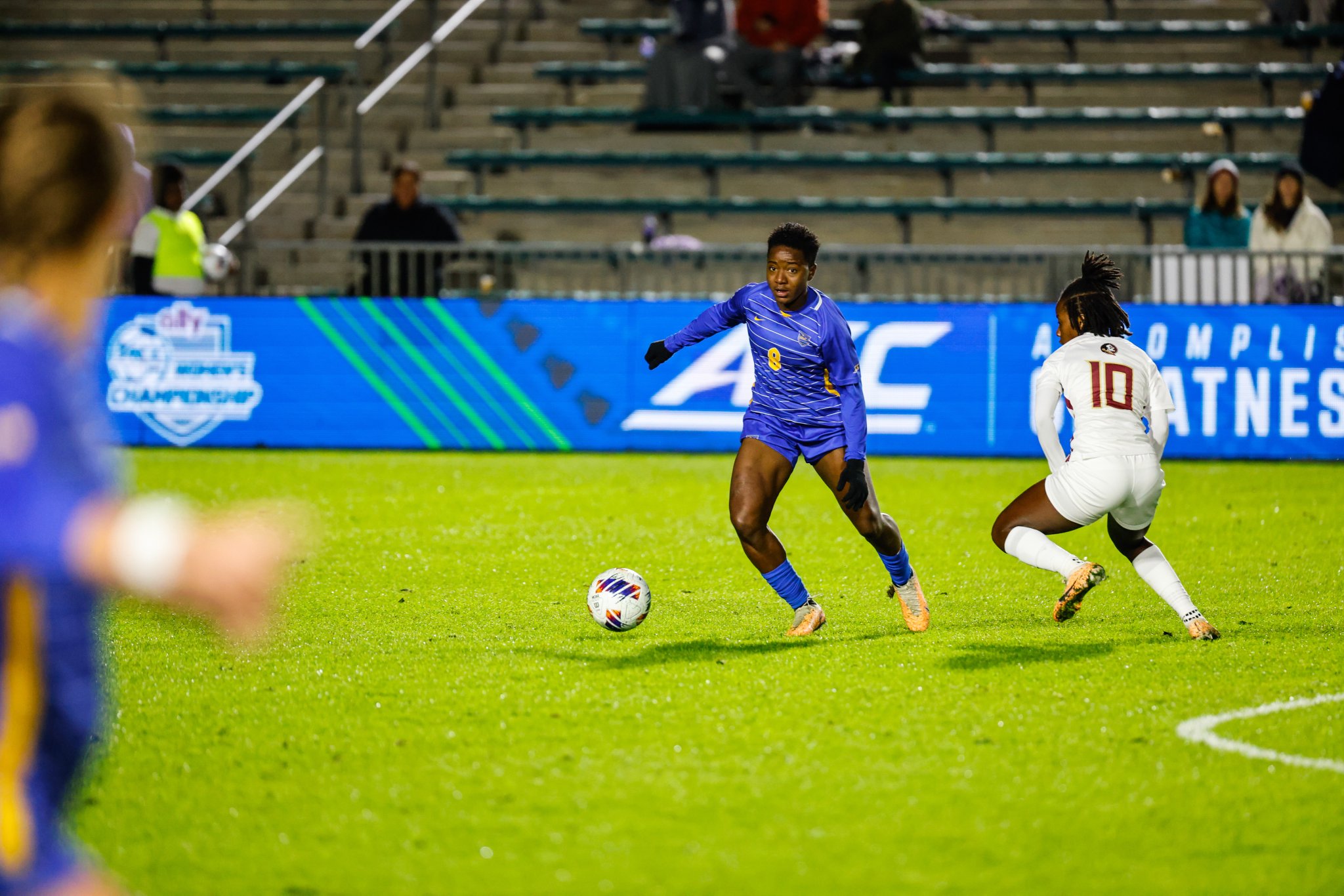 Pitt women's soccer midfielder Deborah Abiodun vs. Florida State